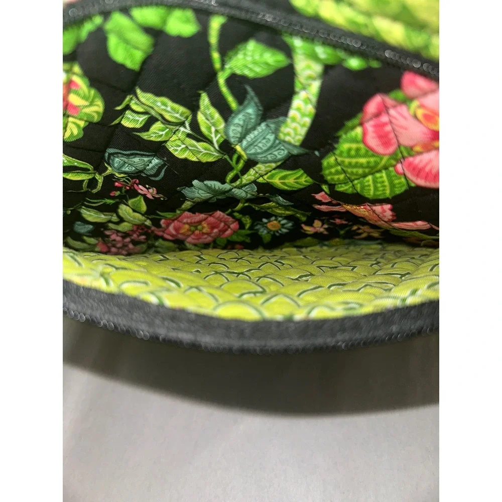 Vera Bradley Night and Day Floral Quilted Backpack and Cosmetic Pouch Set